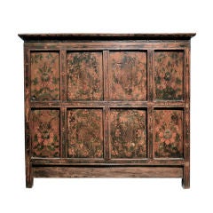 Vintage Turn of century Tibetan cabinet