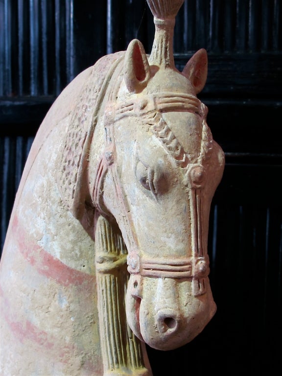 Ancient Chinese Painted Clay Horse 3