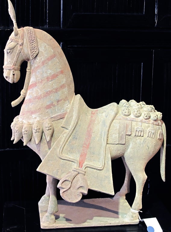Ancient Chinese Painted Clay Horse 4
