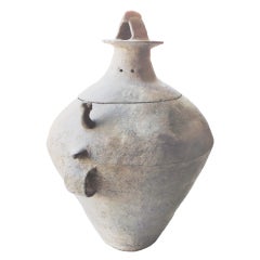 Rare Neolithic Covered Jar with Original Cover