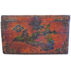 Early 19th Century Painted Storage Box