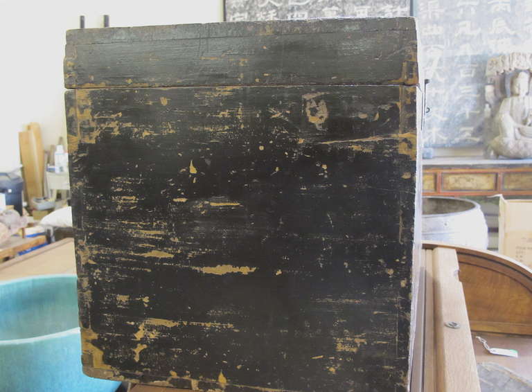 19th Century Large 19th C Painted Storage Trunk