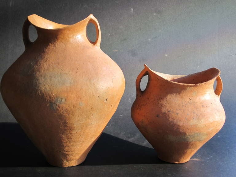 18th Century and Earlier Set Of Two Chinese Neolithic Jars