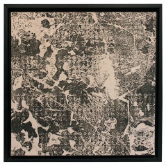 19th Century Rubbing of an 15th Century Stone engraving