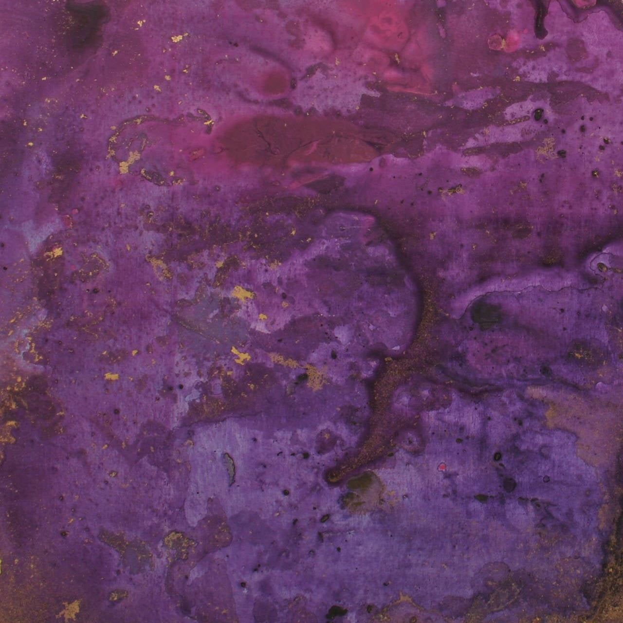 AN12 Amethyst Signed Original Abstract Painting In Excellent Condition In Dallas, TX