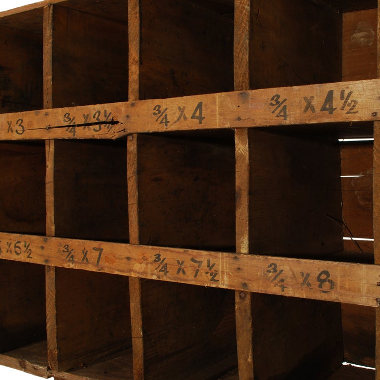 Antique Nut and Bolt Bin from Hardware Store For Sale at 1stdibs