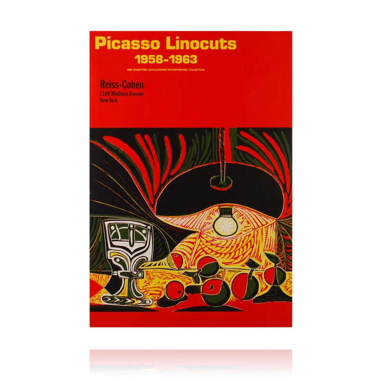 Picasso Linocuts from the Reiss-Cohen Gallery in New York. This poster is from the gallery show of Picasso's Linocuts exhibition in New York. It is unframed.

Shipping: For additional information or the best shipping rate, please click the 