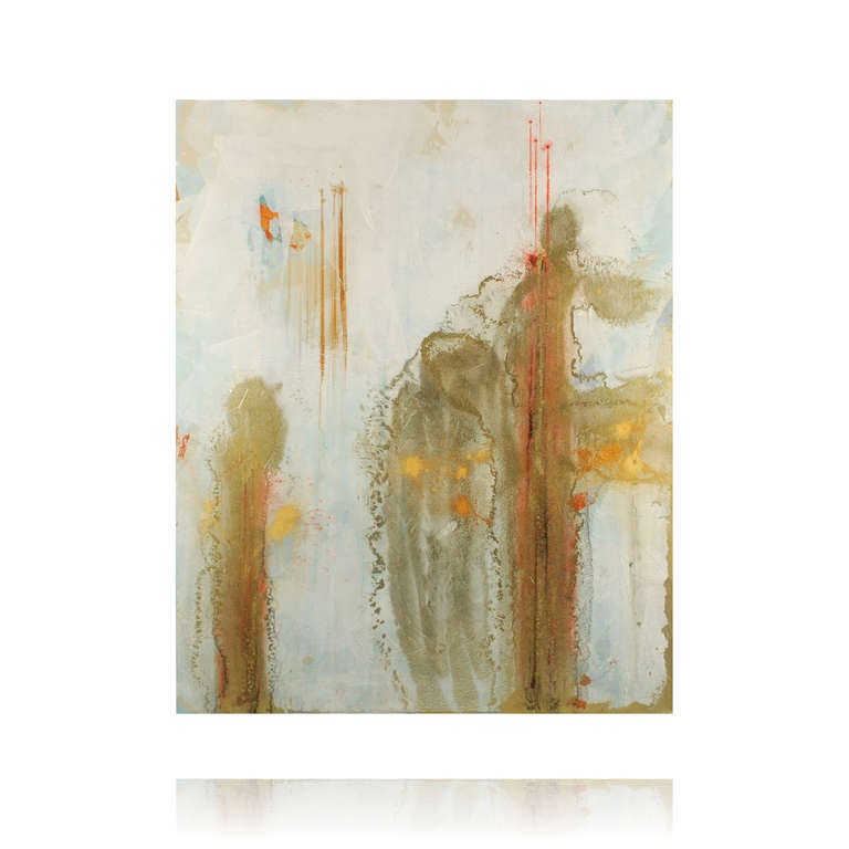 Gun Ship, Signed Original Abstract Painting