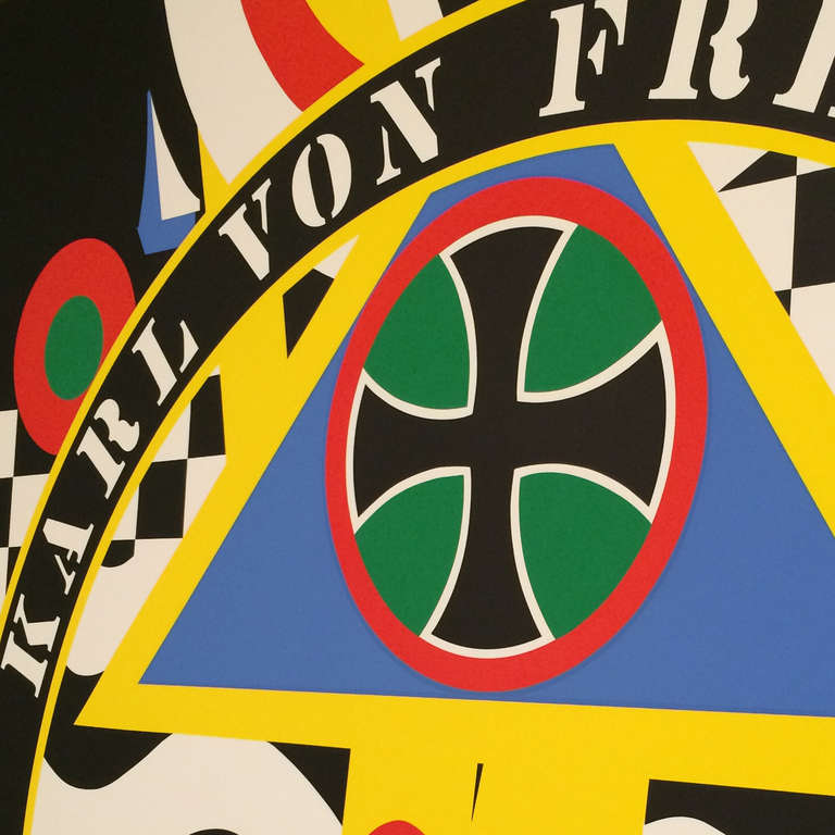 Robert Indiana - The Hartley Elegies KvF I, Signed and Dated Pop Art In Excellent Condition In Dallas, TX