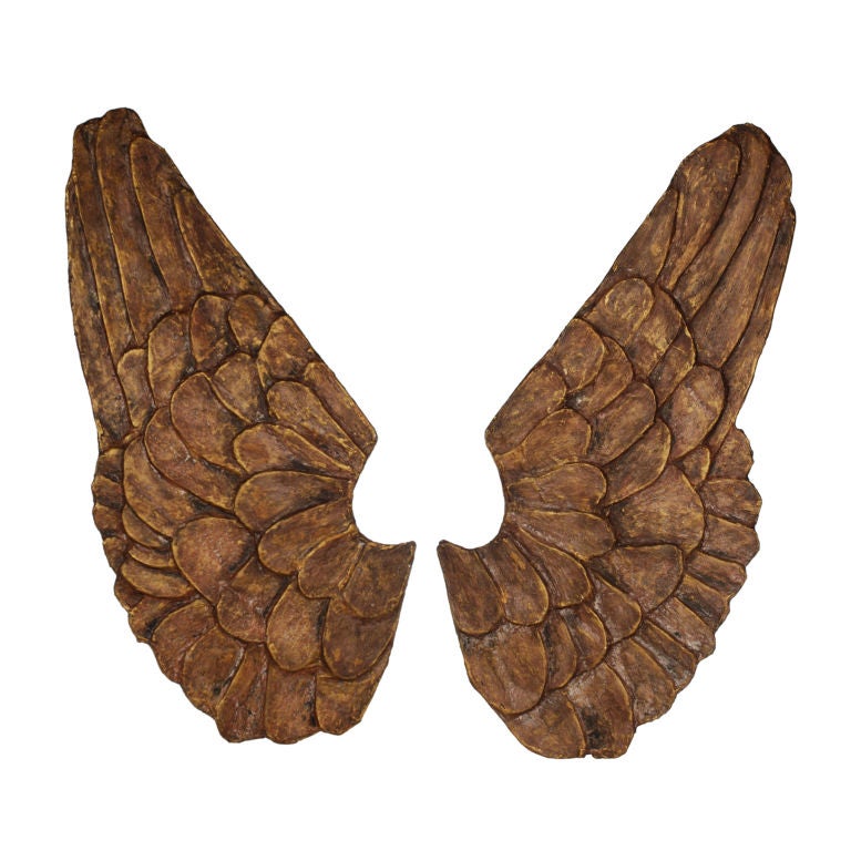 Large pair of Angel Wings by artist Alyshia at 1stDibs