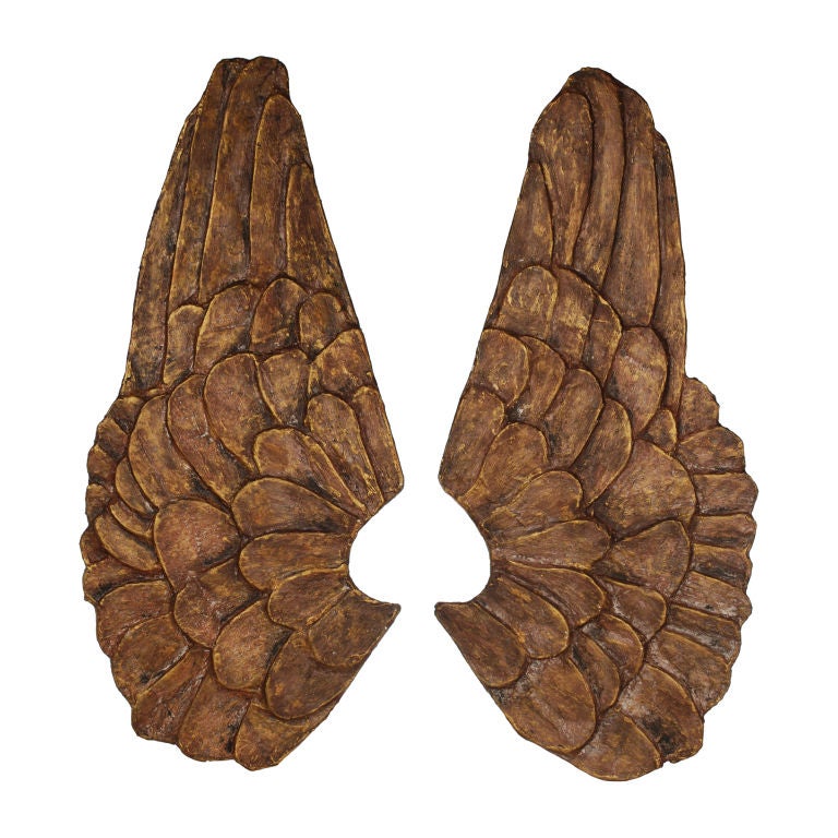 Large pair of Angel Wings by artist Alyshia at 1stDibs