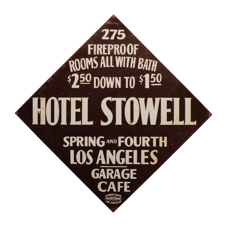 Fireproof Rooms at the Hotel Stowell In Los Angeles
