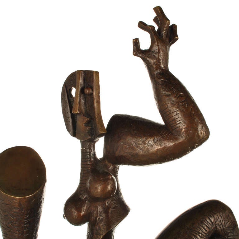 Surrealist Nude Female Bronze Sculpture by Mexican Artist Byron Galvez 3
