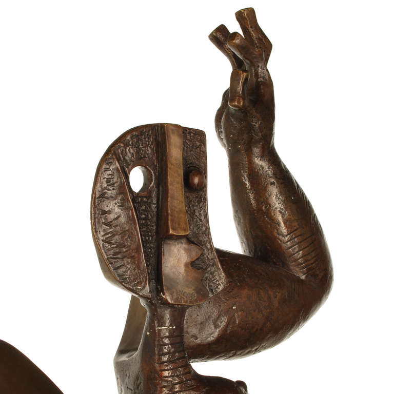 Surrealist Nude Female Bronze Sculpture by Mexican Artist Byron Galvez 4