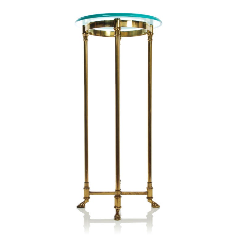Mid-20th Century LaBarge Pedestal with Hoof Feet, Italian