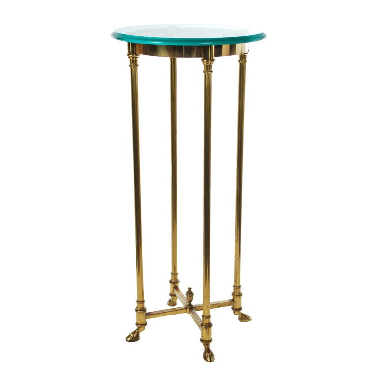 LaBarge Pedestal with Hoof Feet, Italian