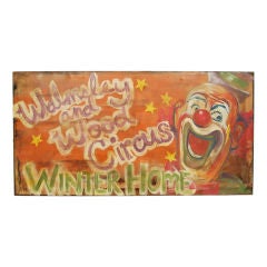 Walmsley and Wood Vintage Circus Sign, Large