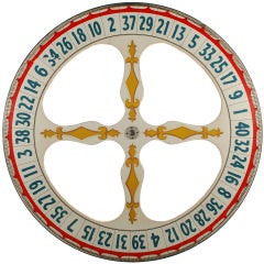 Vintage Wheel Of Chance, 60″ Carnival Game Wheel (6601)