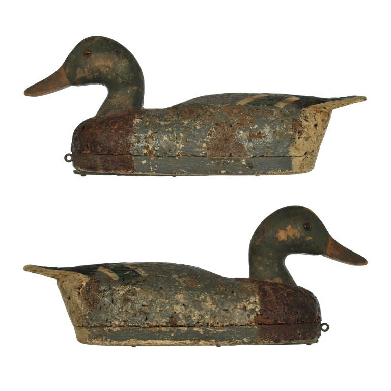 Antique Mallard Duck Decoy For Sale at 1stDibs