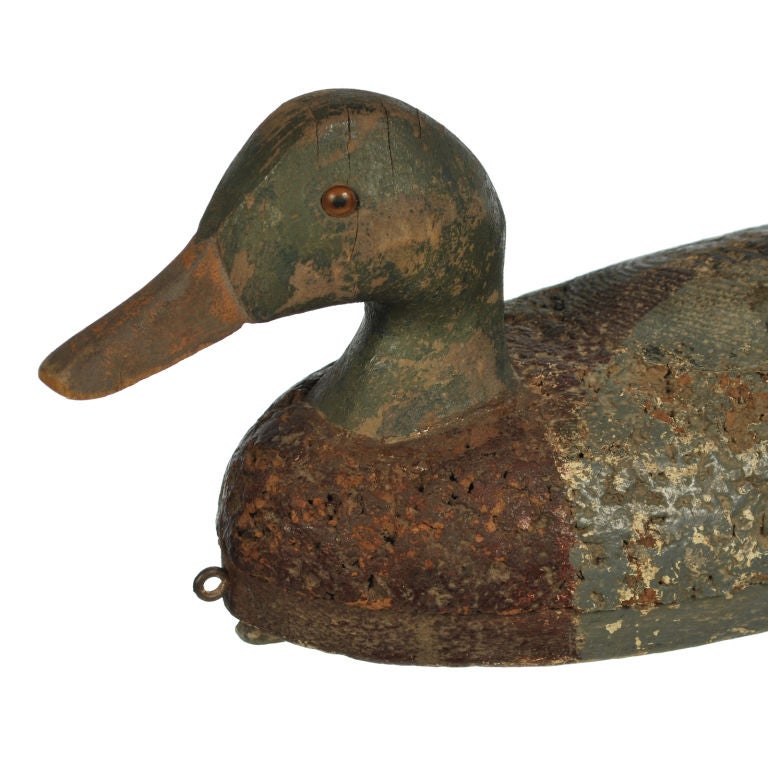 Antique Mallard Duck Decoy For Sale at 1stDibs