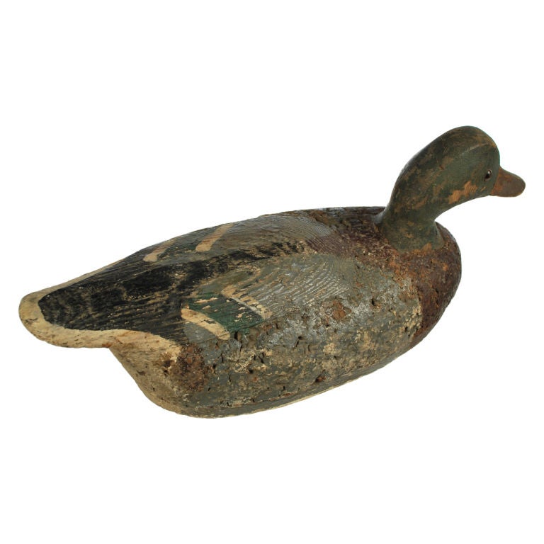 Antique Mallard Duck Decoy For Sale at 1stDibs
