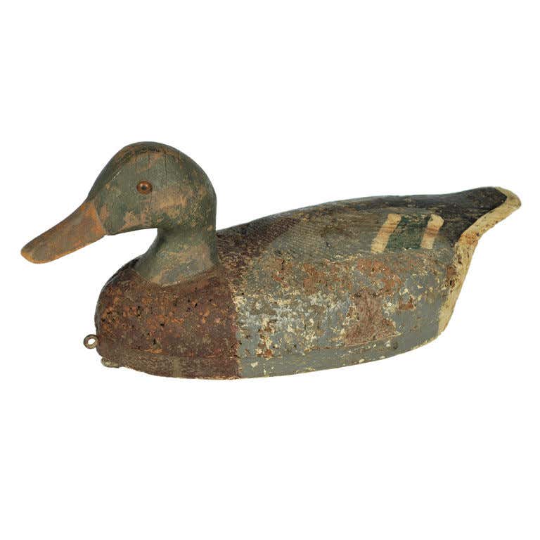 Antique Mallard Duck Decoy For Sale at 1stDibs
