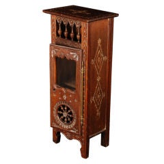 Miniature French Brittany Bonnetiere Cabinet
