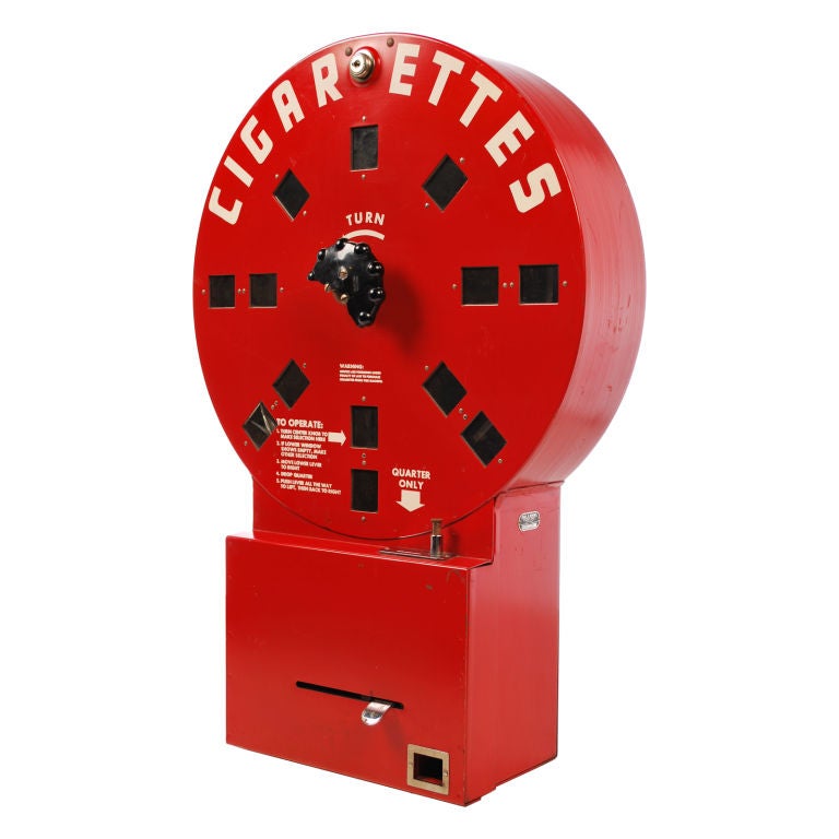 old cigarette machine