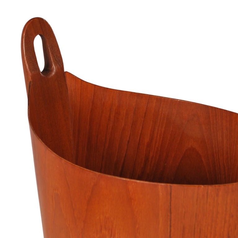 Teak Waste Basket by P. S. Heggen of Norway 3