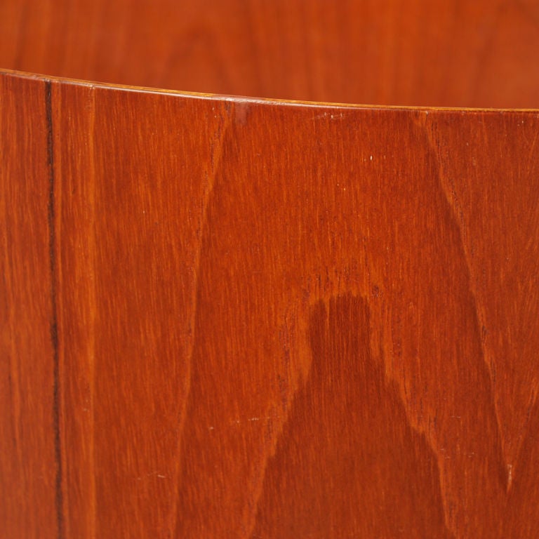 Teak Waste Basket by P. S. Heggen of Norway 5