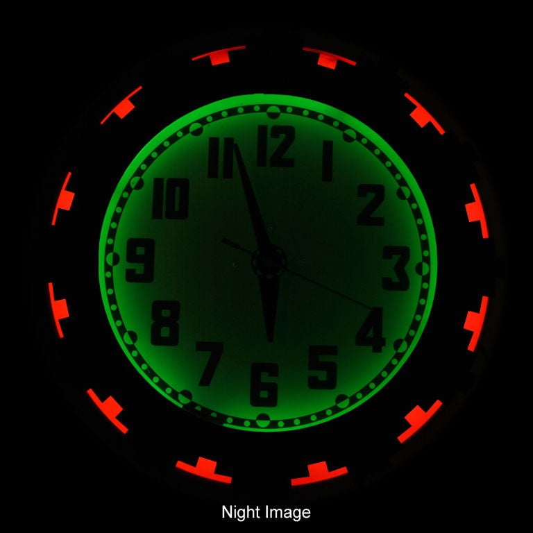 aztec neon clock