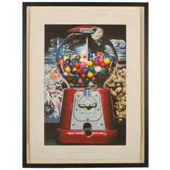 Vintage Gum Ball XV Gumball Vending Machine Artwork by Charles Bell