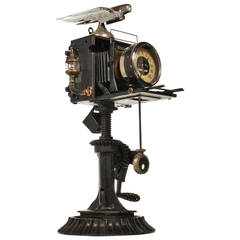 "Speed Graphic" Car and Camera Found Object Assemblage