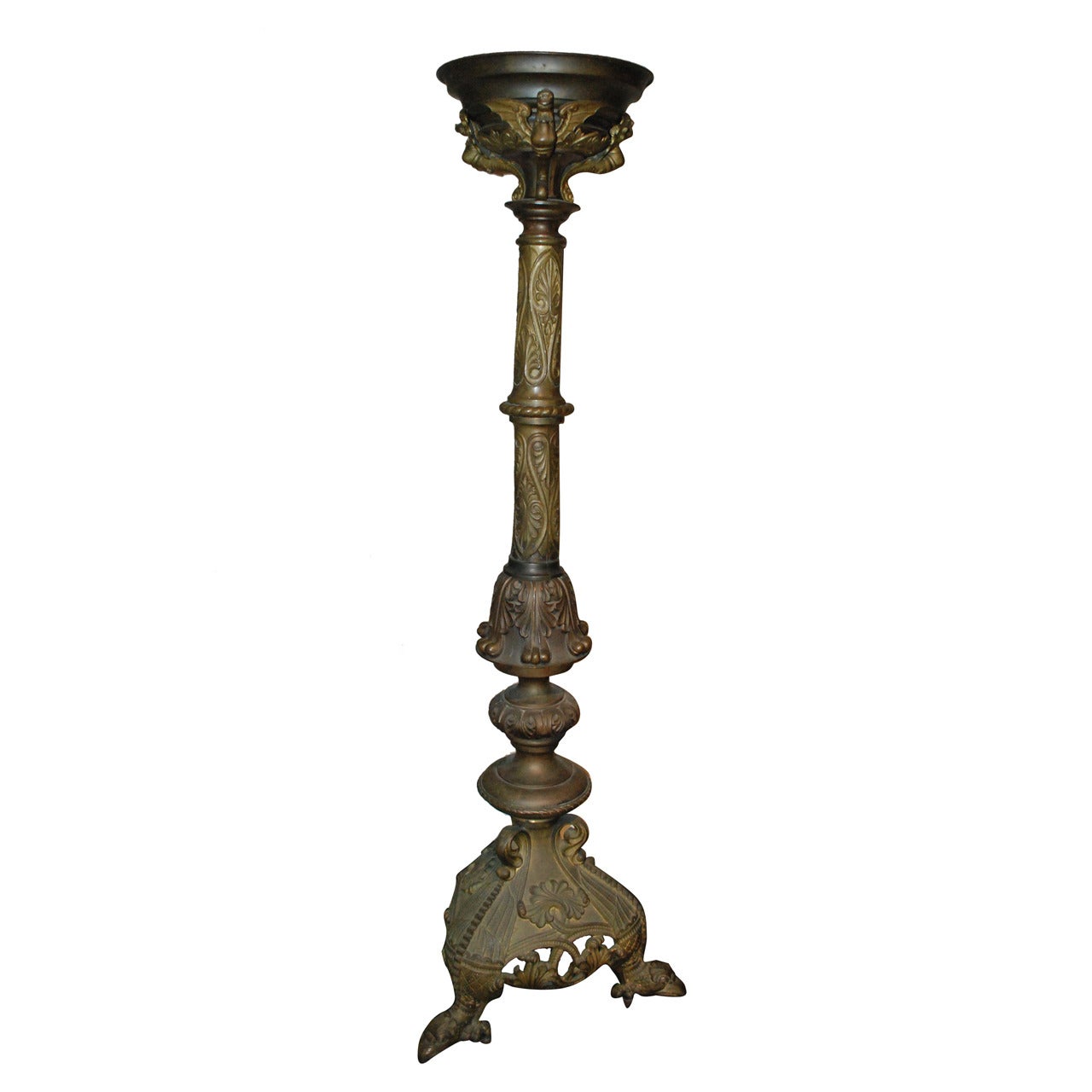 19th Century Large Victorian Torchiere