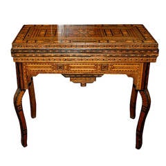 Early 20th Century Syrain Game Table