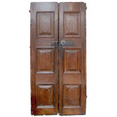 Antique Pair of Heavy 18th Century Doors