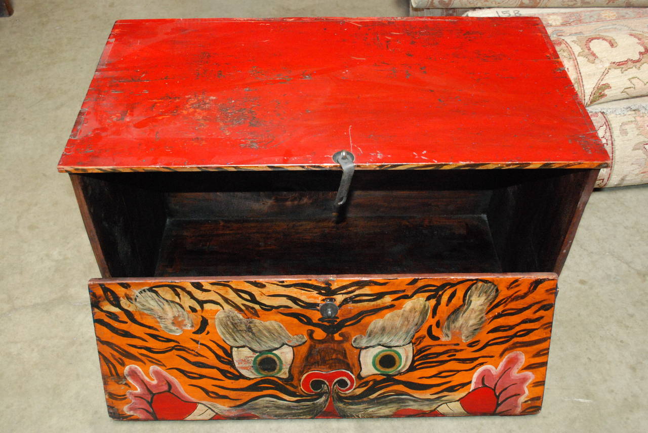 Mongolian Painted Tiger Trunks 3