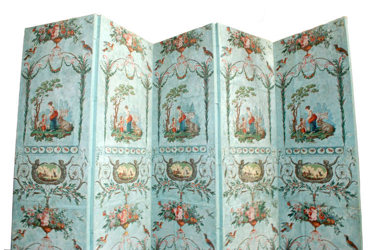 19th Century French Wallpaper Panels 1