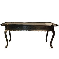 Danish Scalloped-Edge Coffee Table, circa 1930