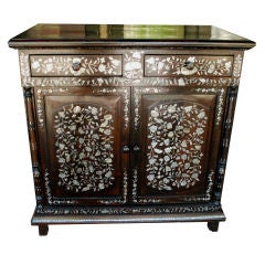 French Colonial Inlaid Cabinet, circa 1930