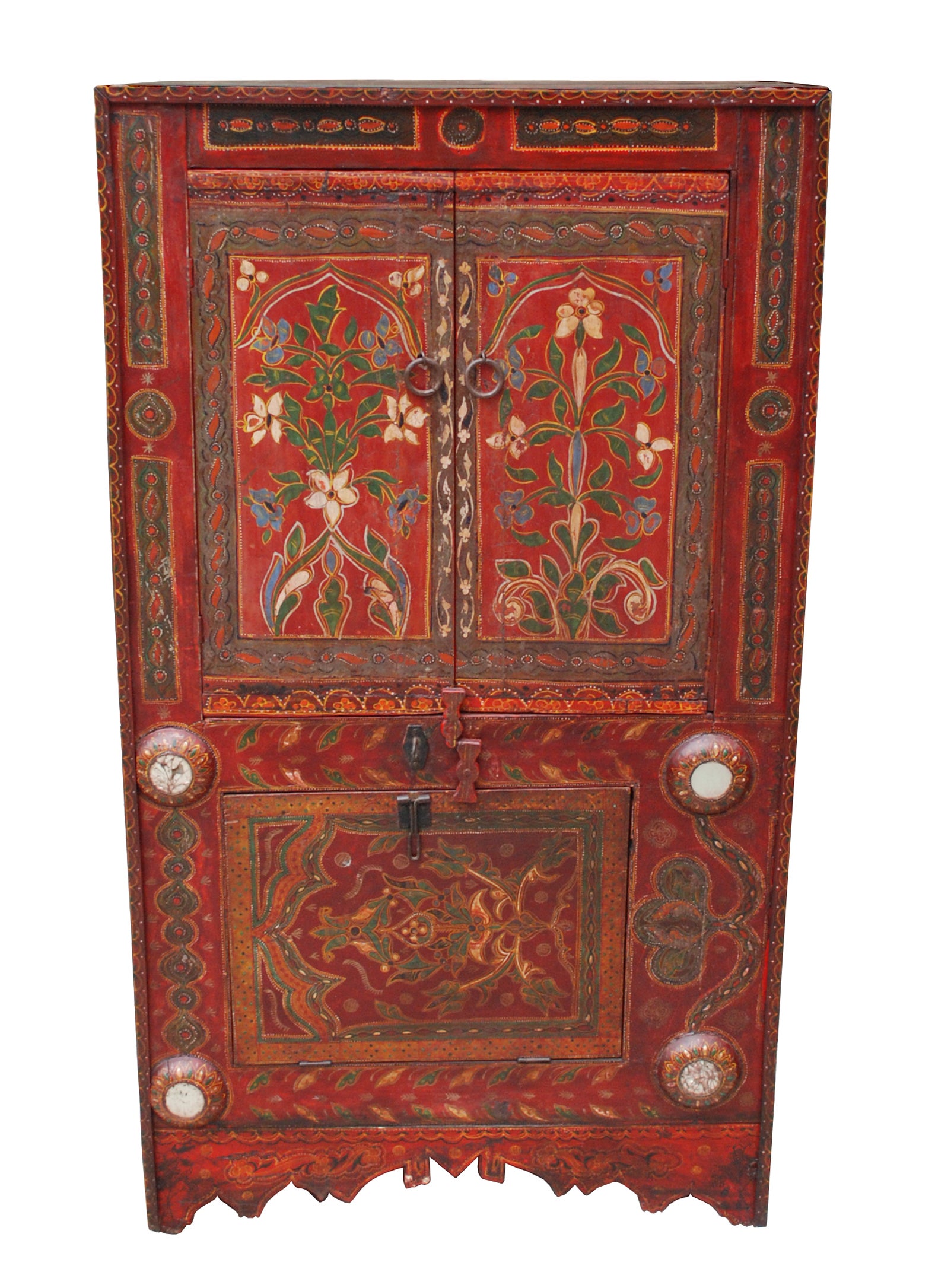 Pakistani Painted Cabinet