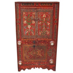 Pakistani Painted Cabinet