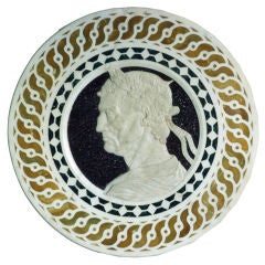 19th Century Marble Relief of Roman Emperor