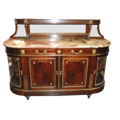 Late 19th Century French Marble Top Sideboard