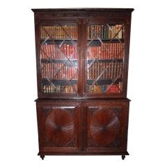 British Colonial Book Cabinet, circa 1880