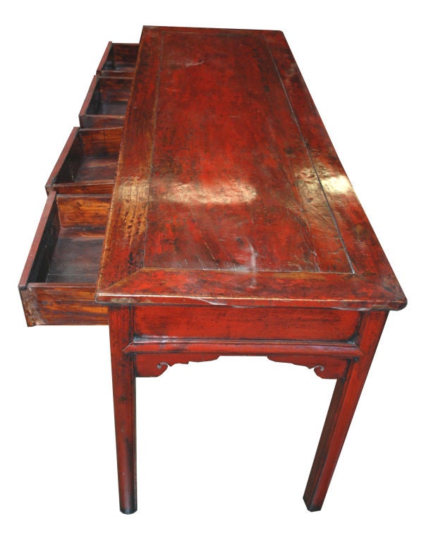 Chinese Double-Faced Lute Table