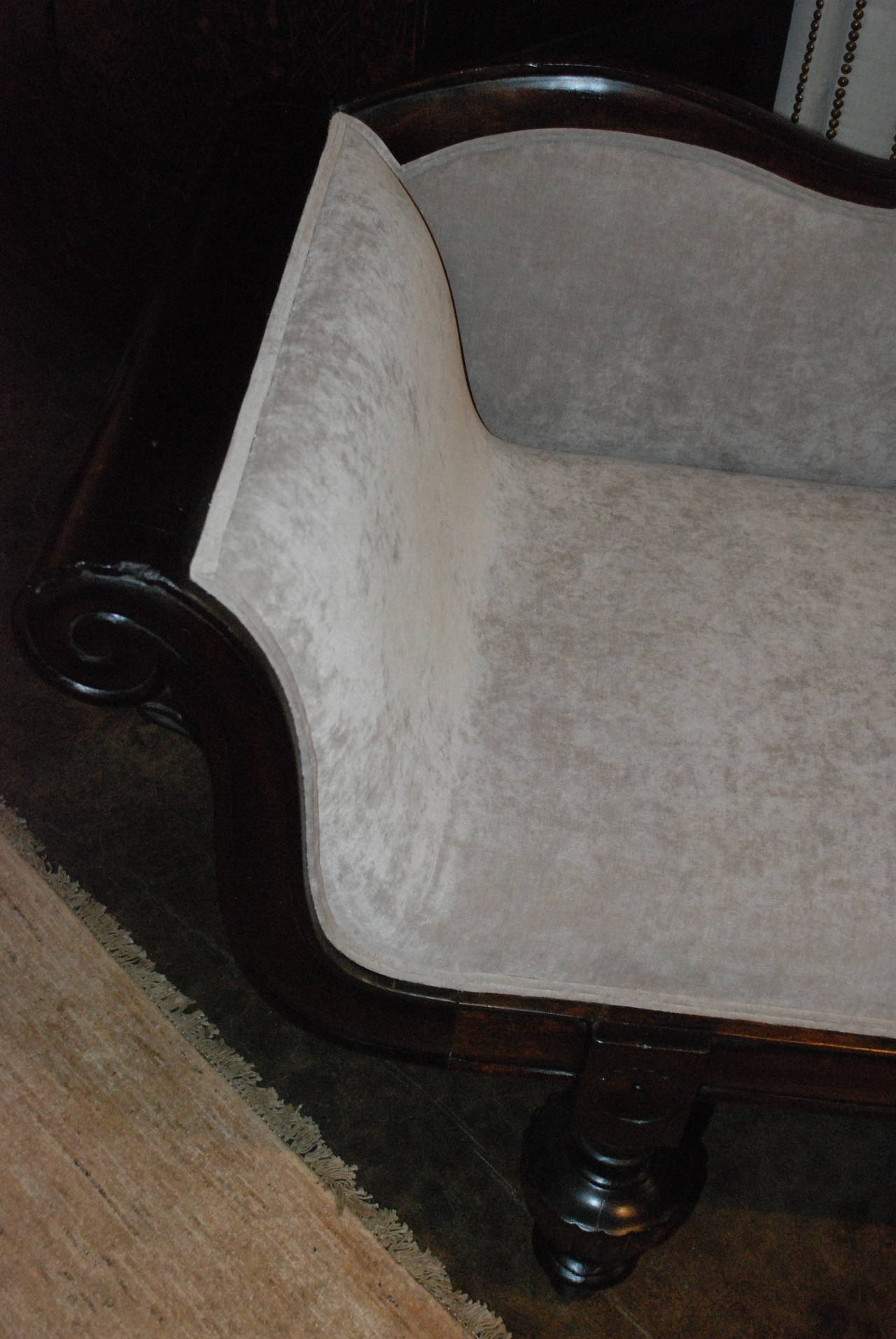 British Colonial Jakwood Sofa In Excellent Condition In San Marino, CA
