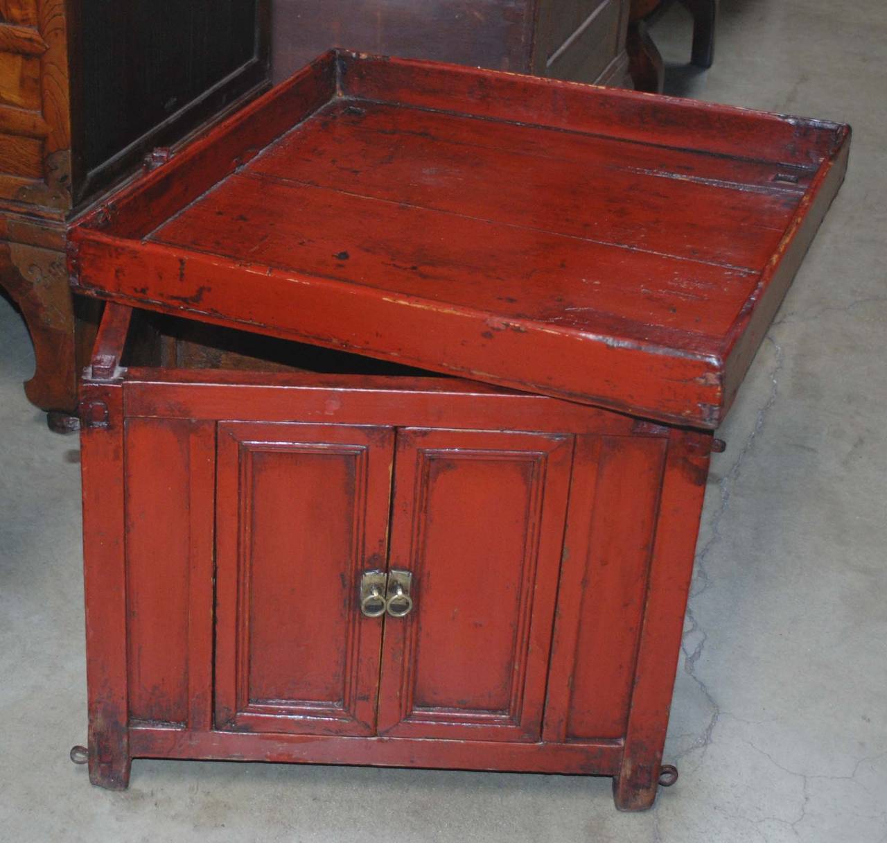 19th Century Chinese Peddler's Tray Table