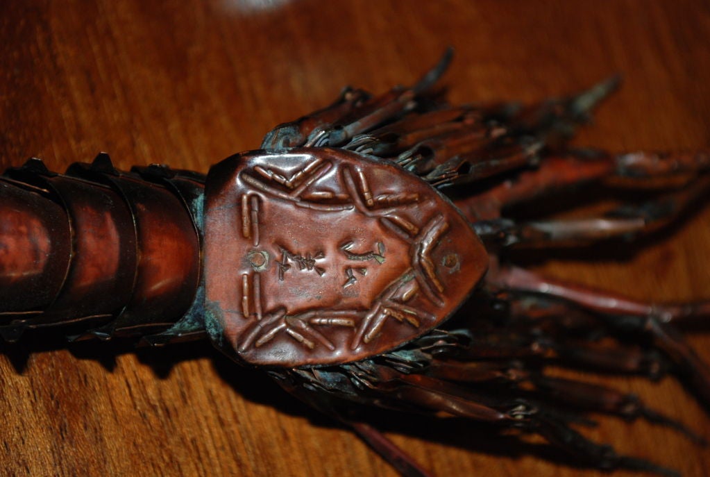 Japanese Copper Cray Fish, Early 20th century 2