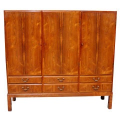 Ole Wanscher Mid-Century Modern Tall Cabinet , Circa 1960